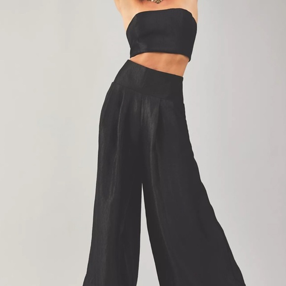 Free People Evelyn Wide Leg Pant Set - Picture 4 of 12